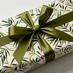 Home 6 수공예 포장지 만들기 - Elegant Gift Wrapping**
"A beautifully wrapped gift using traditional Italian wrapping paper, 'cart...